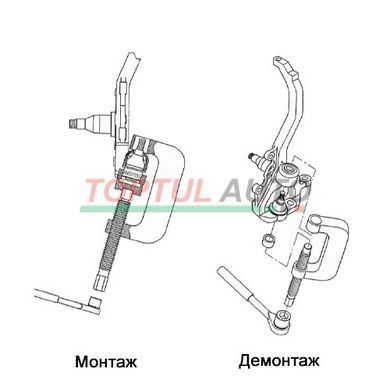 Знімач кульових опор Mercedes (MB W211, W220, W230) (ХЗСО) BJIR041MB