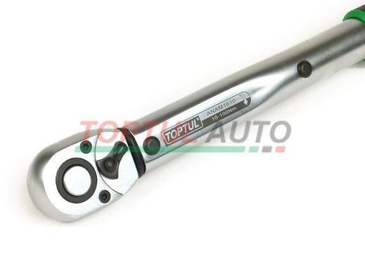 Ключ динамометричний моментний TOPTUL 1/2"х405мм 20-100Нм ANAM1610
