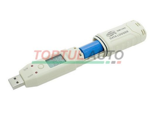 Регистратор влажности и температуры (даталоггер) USB, 0-100%, -30-80&deg;C BENETECH GM1365