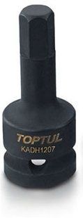 Головка ударная TOPTUL 1/2" HEX 7мм KADH1607