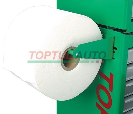 Держатель рулона бумаги для инструментальной тележки (зеленый) TOPTUL TEAL3703