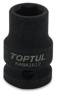 Голівка ударна 6-гранна TOPTUL 1/2" 12мм KABA1612