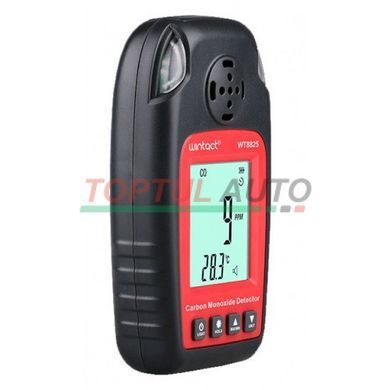 Газоаналізатор СО2 + термометр (0-1000 ppm, 0-50&deg;C) WINTACT WT8825