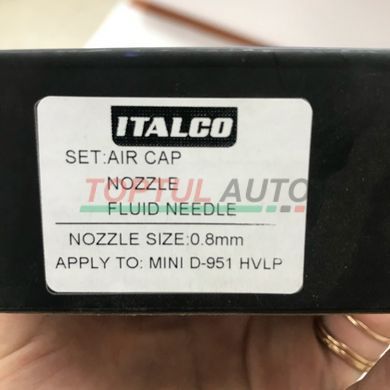 Форсунка 0,8мм для краскопультов D-951-MINI HVLP ITALCO NS-D-951-MINI-0.8