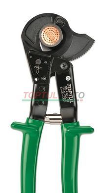 Кусачки для резки кабеля TOPTUL 10" с трещоткой DNAB1010