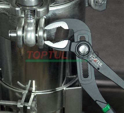 Клещи переставные TOPTUL 10" с кнопкой Pro-Series DDAG1210