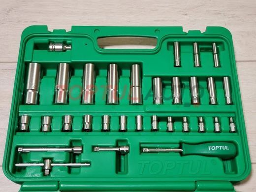Набор автоинструментов 1/4", 1/2" 94ед. (6-гр.) TOPTUL GCAI094R