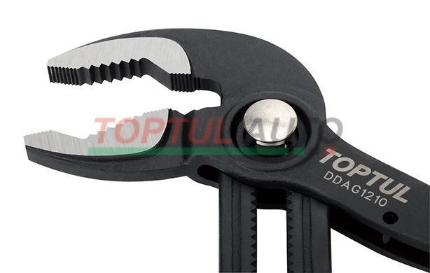 Клещи переставные TOPTUL 10" с кнопкой Pro-Series DDAG1210