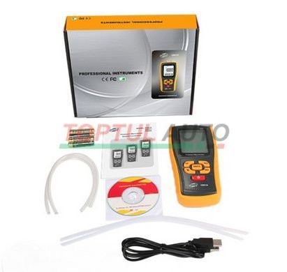 Микроманометр диференціального тиску USB, &plusmn;10 кПа BENETECH GM510