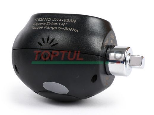 Адаптер динамометрический цифровой двустороннего действия TOPTUL 1/4" 6-30Nm DTA-030N