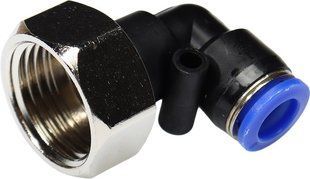 З'єднувач пневматичний цанговий кутовий 12мм*3/8" AIRKRAFT SPLF12-03