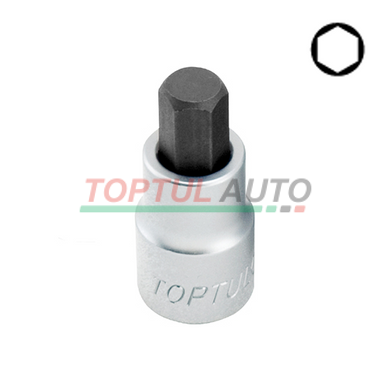 Торцева насадка HEX TOPTUL 17 мм 55мм 1/2" BCDA1617