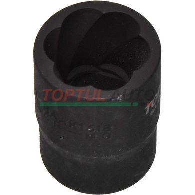 Головка-экстрактор для поврежденных гаек TOPTUL 1/2" 18мм BAAK1618
