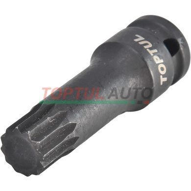 Головка торцева SPLINE ударна TOPTUL М18 L77мм 1/2" KADB1618L