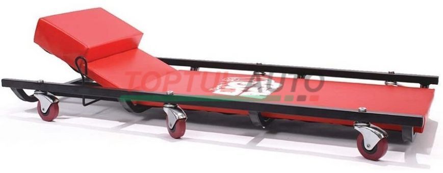 Лежак підкатний слюсарний з підголовником TORIN TR6452