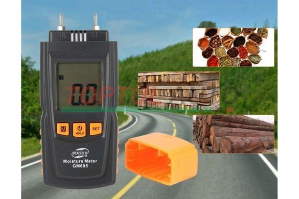 Вологомір деревини 0-41% (28 порід, 4 типу) BENETECH GM605
