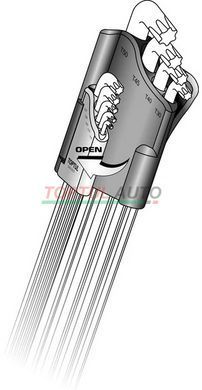 Г-образні ключі TORX TOPTUL T10-T50 9ед. супердовгі GAAL0923