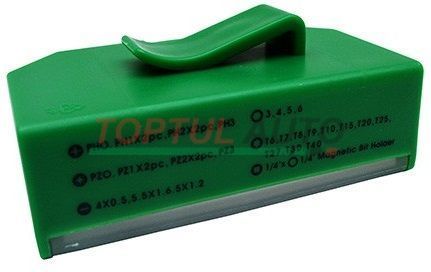 Набір біт для шуруповерта 31ед. TOPTUL 1/4" SL;PH;PZ;TORX;HEX + магнітний тримач GAAW3101