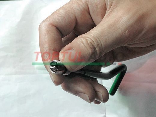 Набор для восстановления резьбы TOPTUL JGAD130A 130ед. (M5,M6,M8,M10,M12)