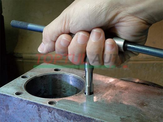 Набор для восстановления резьбы TOPTUL JGAD130A 130ед. (M5,M6,M8,M10,M12)
