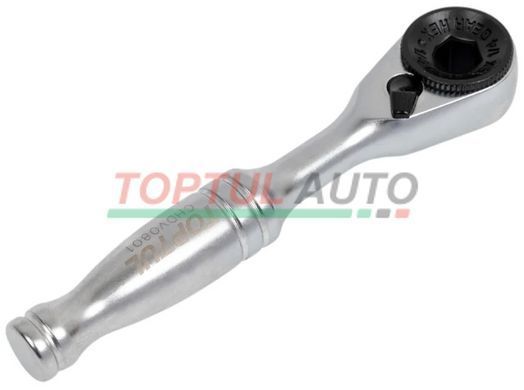 Міні тріскачка-бітотримач 1/4" TOPTUL 60 зубців, швидкий диск CHDV0801