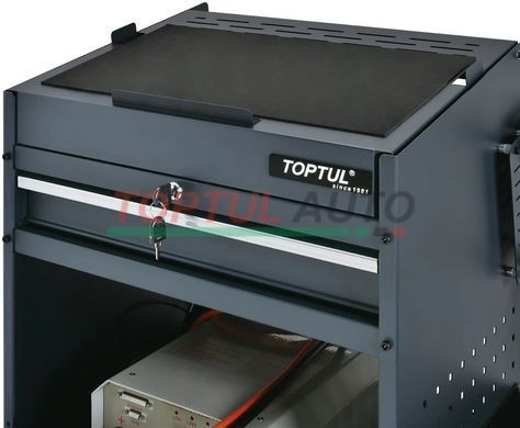 Візок автодіагноста 1 секція, 2 відкриті полиці TOPTUL TCMD0103