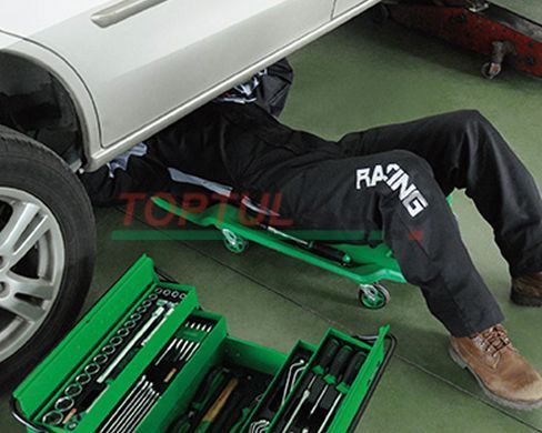 Лежак ремонтний пластиковий підкатний TOPTUL Pro-Series JCM-0401