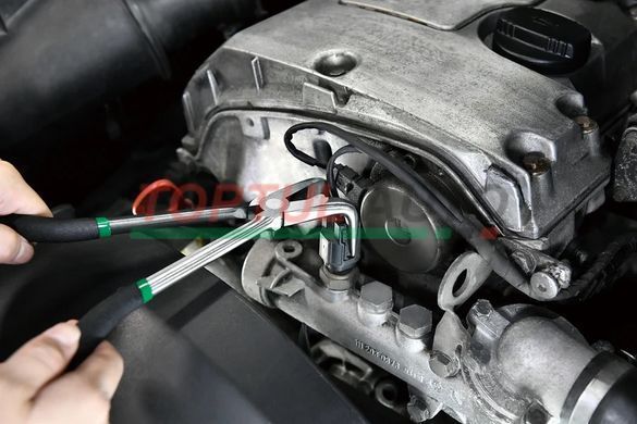 Плоскогубці з подовженими губками вигнуті 280 мм TOPTUL (кут 90&deg;) DFAI1211