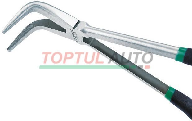 Плоскогубці з подовженими губками вигнуті 280 мм TOPTUL (кут 90&deg;) DFAI1211