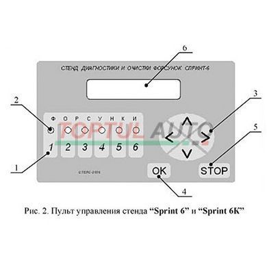 Стенд промивання паливних форсунок Sprint6