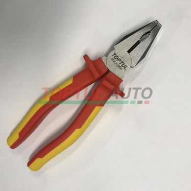 Плоскогубці з ізольованими ручками (пасатижі) 8" 1000V VDE TOPTUL DGCA2208