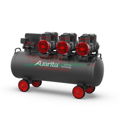 Компрессор безмасляный поршневой 100л, 3*1,45 кВт, 220 В AUARITA 2-1450X3F100-220