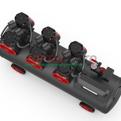 Компрессор безмасляный поршневой 100л, 3*1,45 кВт, 220 В AUARITA 2-1450X3F100-220