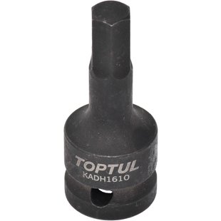 Головка ударная TOPTUL 1/2" HEX 10мм KADH1610